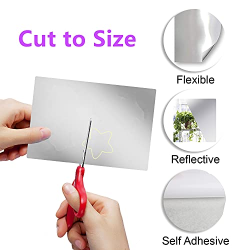 Flexible Cut to Size Mirror Sheet for DIY Home Decor and Craft Projects
| Self Adhesive Non Glass Mirror Stickers Perfe
