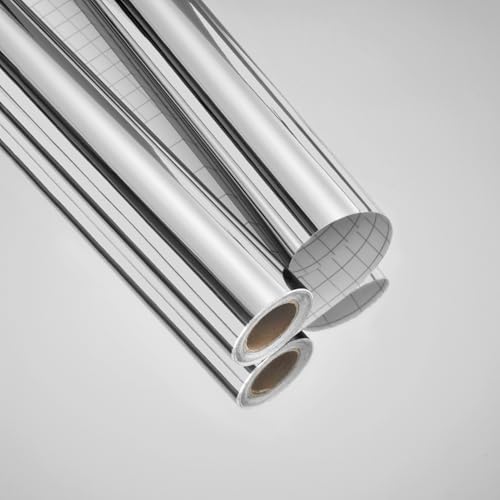 Silver Mirror Stickers for Home Decor Peel and Stick Vinyl
| Flexible Self Adhesive Mirror Sheets for Craft Countertops