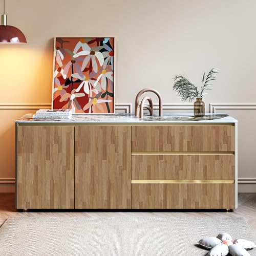  Stickyart Brown Waterproof Wood Contact Paper for Countertops and Cabinets
| Stickyart Brown Peel and Stick Wood Contac