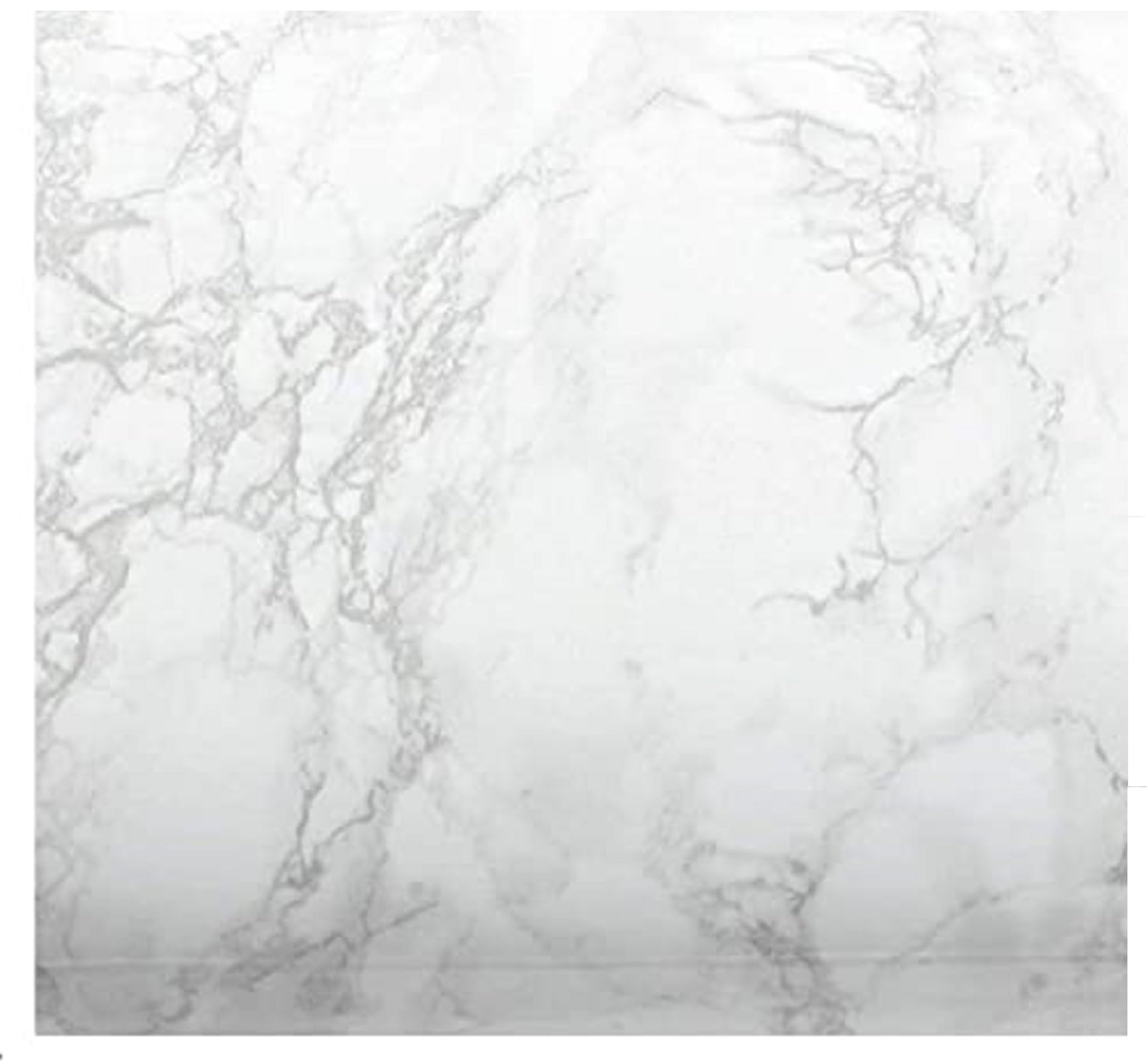Stickyart 36"X160" Matte White Marble Countertop Contact Paper
