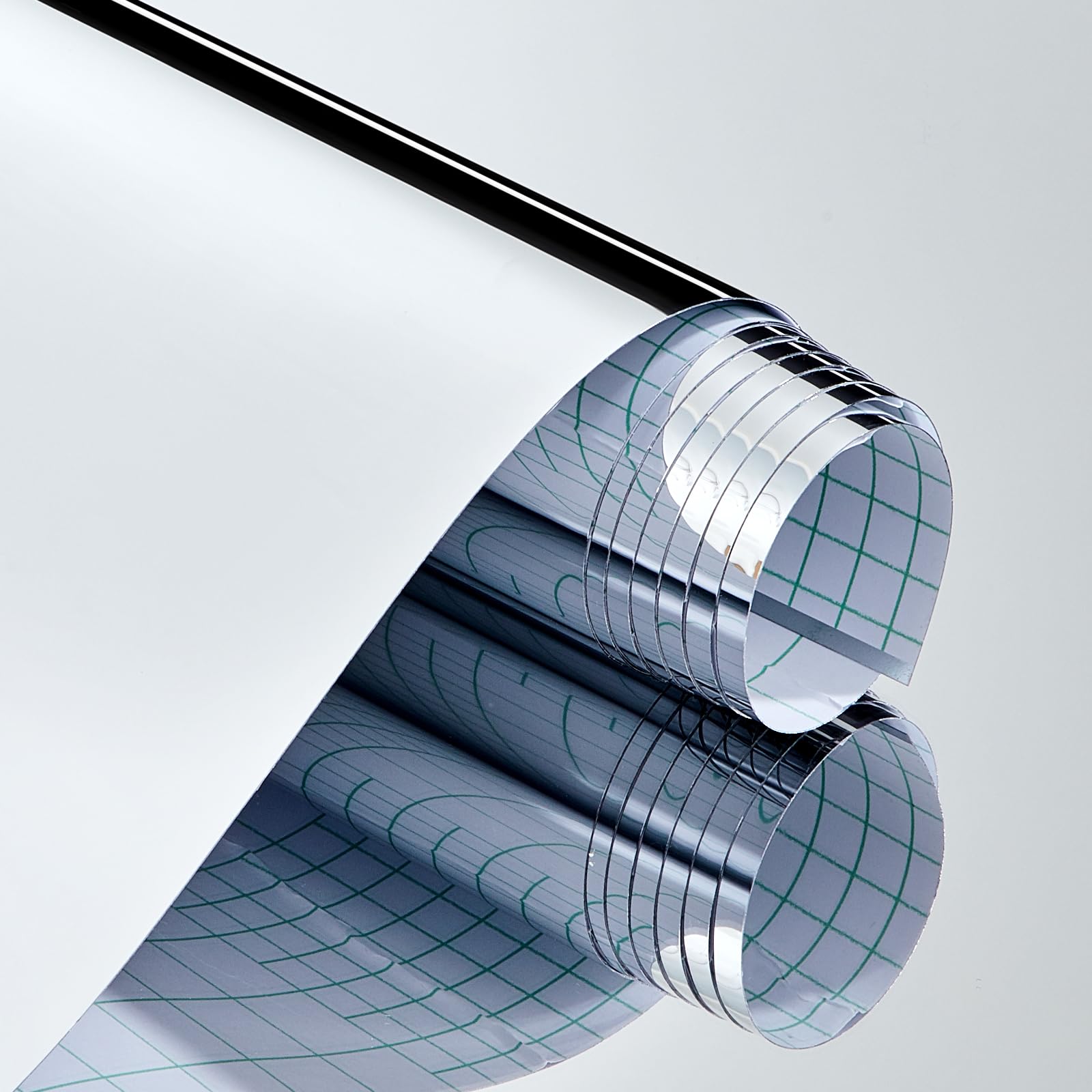 Wenqik Self Adhesive Mirror Sheet Stickers for Wall DIY Home Decor Projects Non-Glass Peel and Stick Cabinets Doors (24