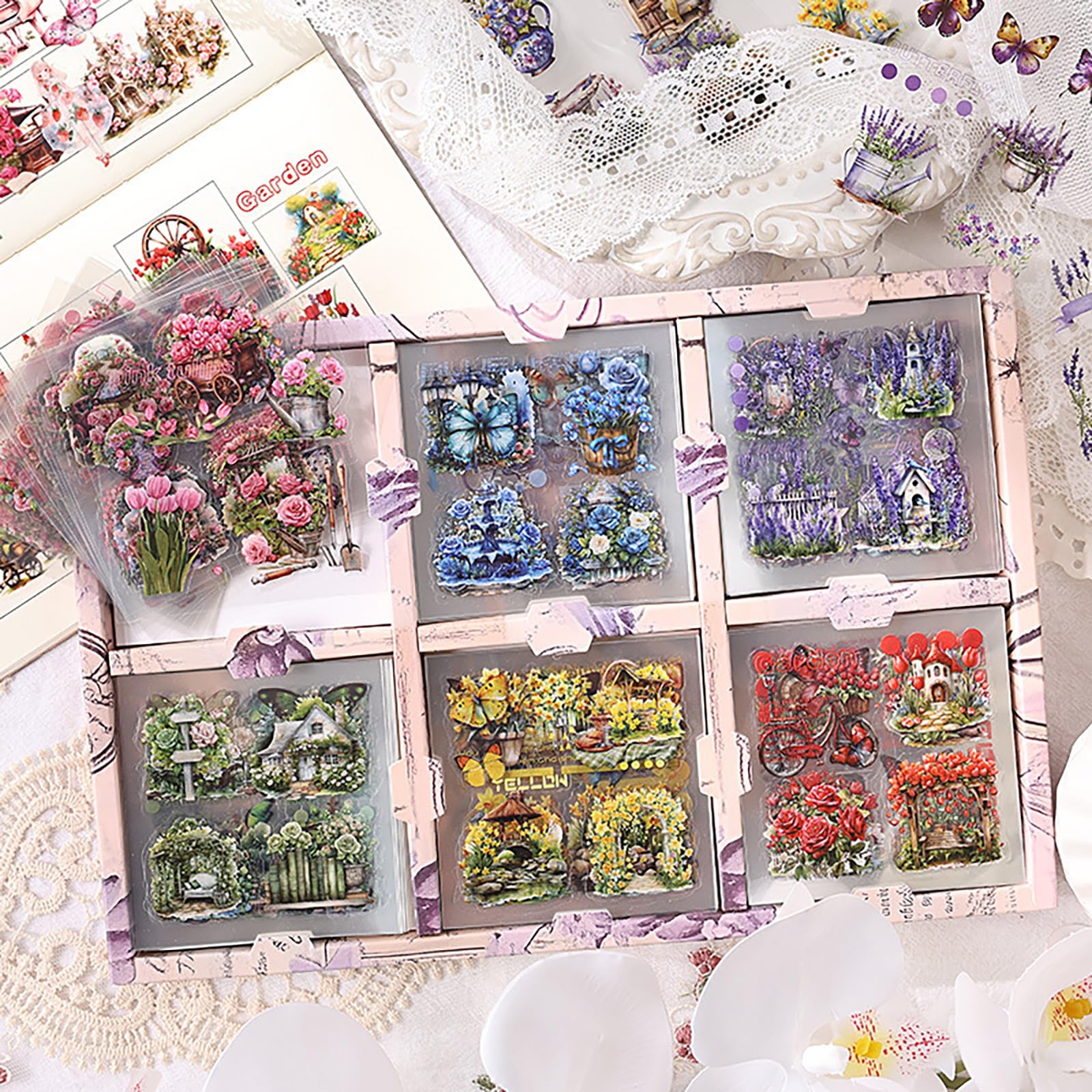 Doraking Colorful Flower Sticker Set for Scrapbooking Supplies
Doraking Waterproof Flower Sticker Set for Journaling
Dor