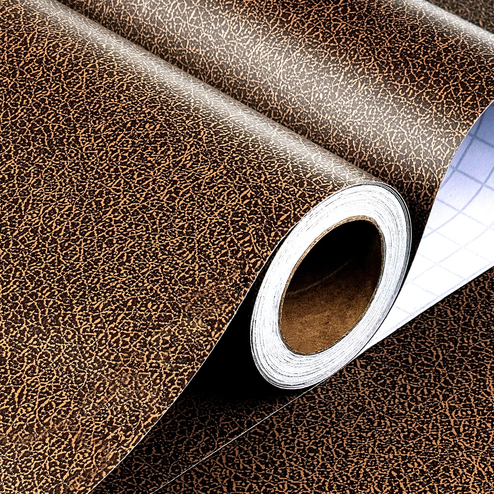 Stickyart Waterproof Matte Faux Leather Wallpaper for Cabinets and Drawers
| Stickyart Croc Textured Faux Leather Peel